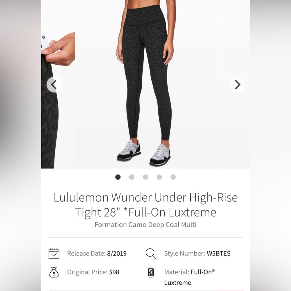 Lululemon Wunder Under High-Rise Tight 28"